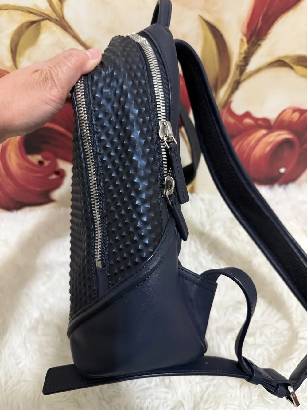 MCM Black Leather Backpack Limited Edition